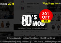 80's Mod - Build Your Store with A Vintage Styled WooCommerce WordPress Theme