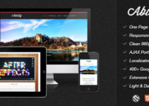 Ability - Responsive One Page Ajax WordPress Theme