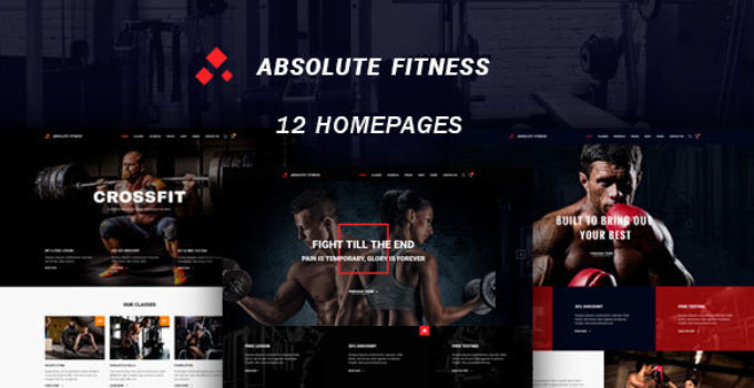 Absolute Fitness - Fitness Multipurpose WordPress Theme