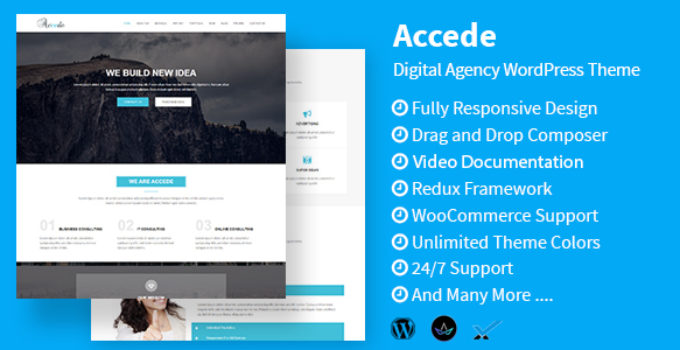 Accede - Digital Agency WordPress Theme