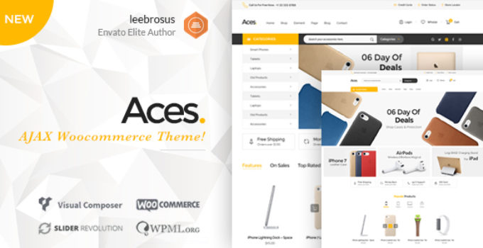Ace - Accessories AJAX Woocommerce Theme