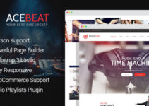 AceBeat - DJ Personal Page WordPress Theme