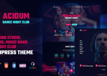 Acidum - Night Club, DJ and Dance & Disco Music Party WordPress Theme
