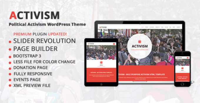 Activism - Political Activism WordPress Theme