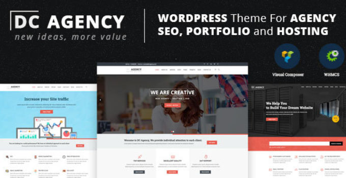 Agency Theme For Creative Agency, Hosting, SEO, Portfolio, Hosting Services, SEO and Consultancy