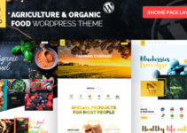 Agro - Organic Food - Farming - Livestock - Agriculture WordPress Theme