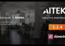 Aiteko - Creative Portfolio Ajax Elementor WordPress Theme