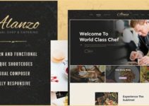 Alanzo | Personal Chef & Catering WordPress Theme