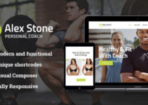 Alex Stone | Personal Gym Trainer WordPress Theme