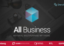 All Business - Corporate & Company Material Design WordPress Theme