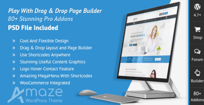 Amaze - Corporate Responsive Multi-Purpose WordPress Theme