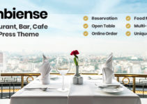 Ambiense - Restaurant & Cafe WordPress Theme
