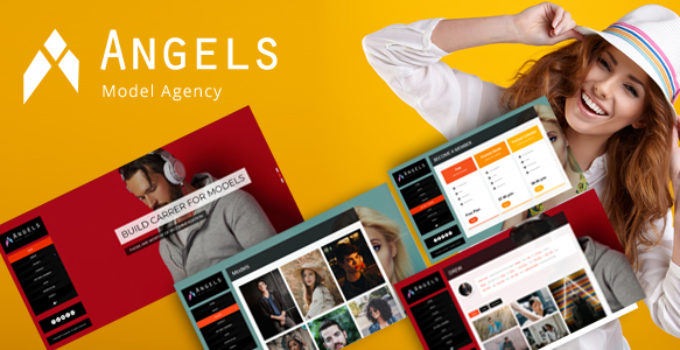 Angel - Fashion Model Agency WordPress CMS Theme