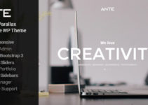 Ante - The Ultimate WordPress Parallax Theme