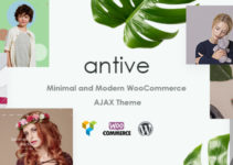 Antive - Minimal and Modern WooCommerce AJAX Theme (RTL Supported)