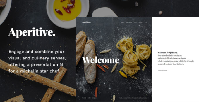 Aperitive - Restaurant/Bar/Food Blog WordPress Theme