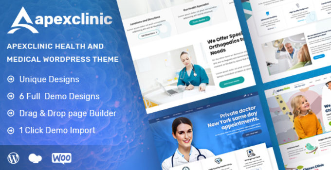 ApexClinic HealthCare - Health & Medical Theme