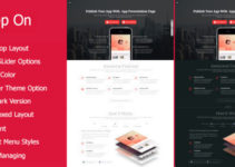 App on - Responsive App Landing WordPress Theme