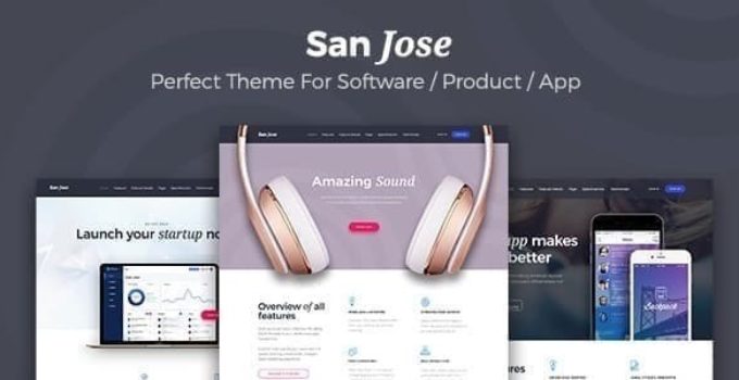 App, Saas & Software Startup WordPress - SanJose