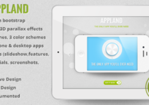 AppLand - Parallax App Landing Wordpress Theme