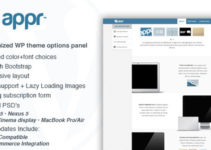 Appr - One Page WordPress Showcase Theme for Apps