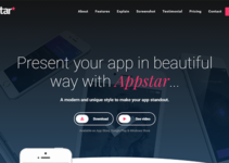 AppStar -Responsive WordPress App Landing Theme
