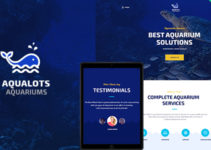 Aqualots | Aquarium Services WordPress Theme