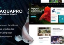 AquaPro | Aquarium Services & Online Store WordPress Theme