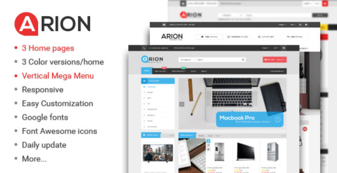 Arion - Responsive Multi-purpose WordPress Theme