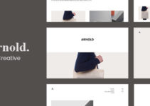 Arnold. - Minimal Portfolio WordPress Theme
