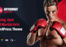 Art Kombat - Boxing School, Martial Arts, Karate, Gym and Fitness WordPress Theme