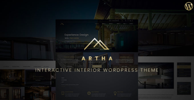 Artha Interactive Interior WordPress Theme