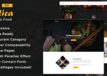 Artica : Restaurant WordPress theme