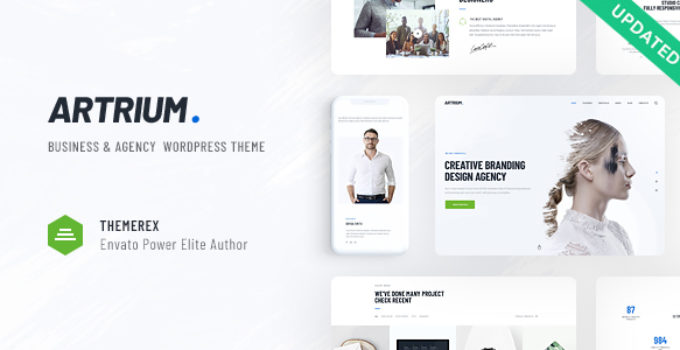 Artrium | Creative Agency & Web Studio WordPress Theme