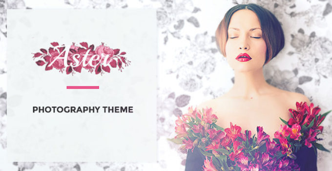 Aster - Feminine Photography Portfolio WordPress Theme