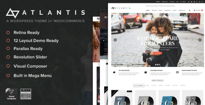 Atlantis - Multi Layout e-Commerce WordPress Theme