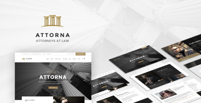 Attorna - Lawyer & Attorney WordPress Theme For Law Firm