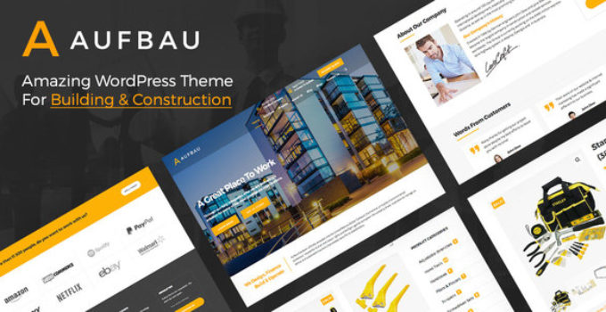 Aufbau - Multi-Purpose Building & Construction WordPress Theme