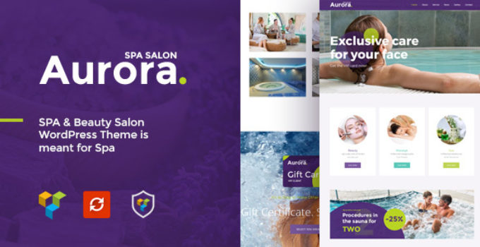 Aurora Spa & Beauty Salon WordPress Theme