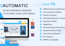 Automatic - WooCommerce Theme for Electronic, Computer, Digital Store