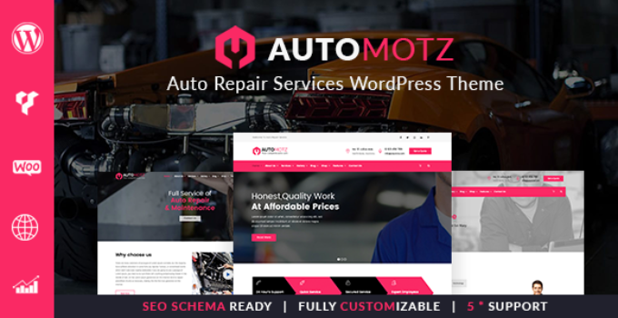 Automotz - Auto Repair Services WordPress Theme