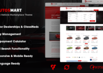 AutosMart - Automotive Car Dealer WordPress Theme
