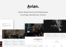Avian - Responsive and Multipurpose OnePage WordPress Theme
