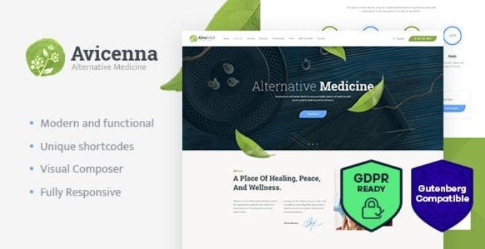 Avicenna | Alternative Medicine WordPress Theme