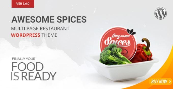 Awesome Spice - Restaurant / Cafe WordPress Theme