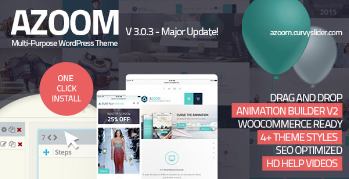 Azoom | Multi-Purpose Theme with Animation Builder