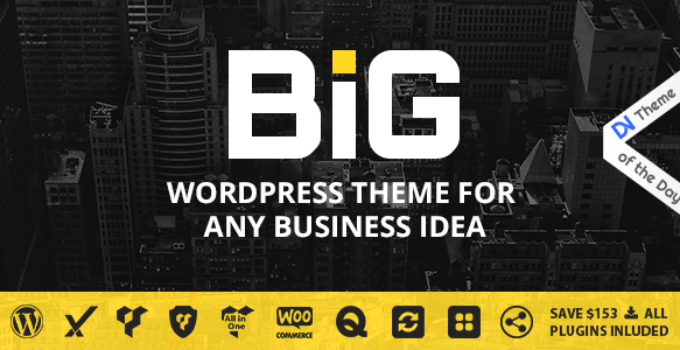 B.I.G - WordPress Theme for Any Business Idea