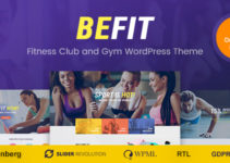 Be Fit - Fitness WordPress Theme for Gym, Yoga & Fitness Centers