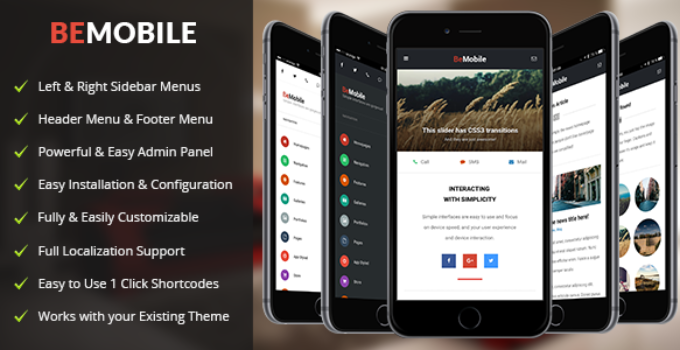 Be Mobile Theme | Mobile WordPress Theme (WooCommerce Ready)