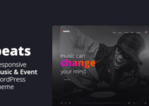 Beats - Responsive Music & Event WordPress Theme
